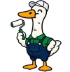 Patito pintor de Plastimex