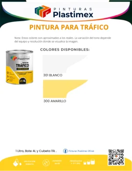 Muestrario oficial Pintura para tráfico