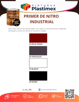 Muestrario oficial Primer de nitro industrial