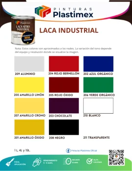 Muestrario oficial Laca industrial