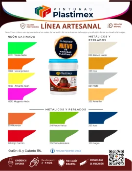 Muestrario oficial Línea artesanal