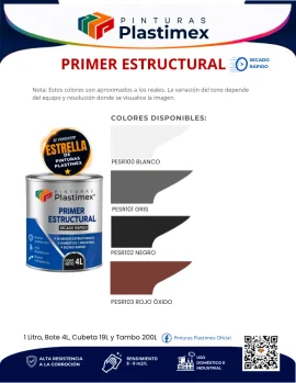Muestrario oficial Primer Estructural SR