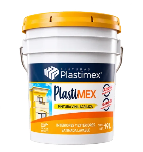 Cubeta Plastimex, pintura satinada lavable