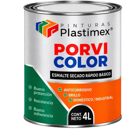 Envase de Porvicolor Secado Rápido Básico