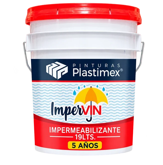 Vista ampliada del envase de Impervin 5 años