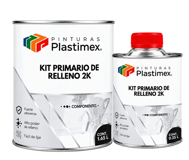 Vista ampliada del envase de Kit Primario de Relleno 2k