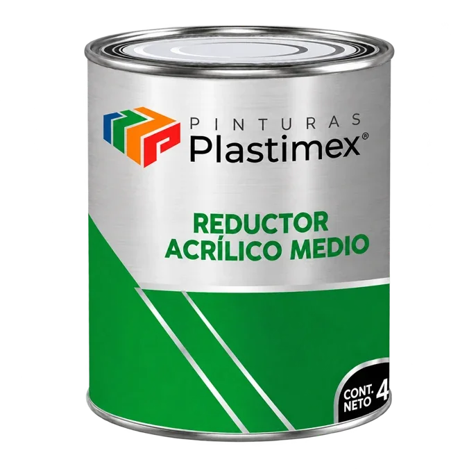 Vista ampliada del envase de Reductor Acrílico Medio