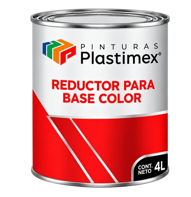 Vista ampliada del envase de Reductor para Base Color
