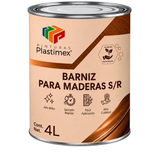 Envase de Barniz para madera secado rápido