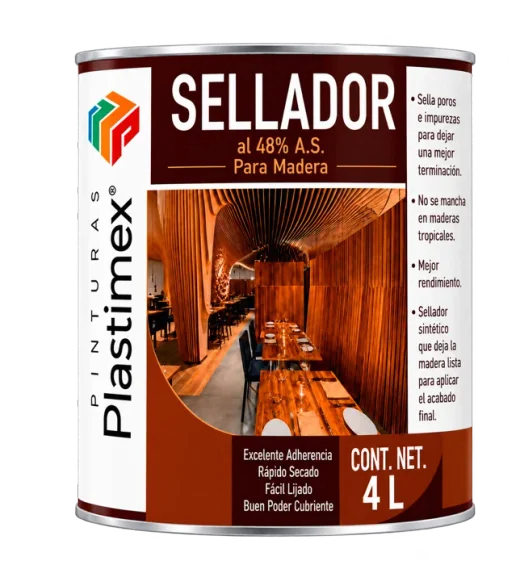 Envase de Sellador altos sólidos al 48 %
