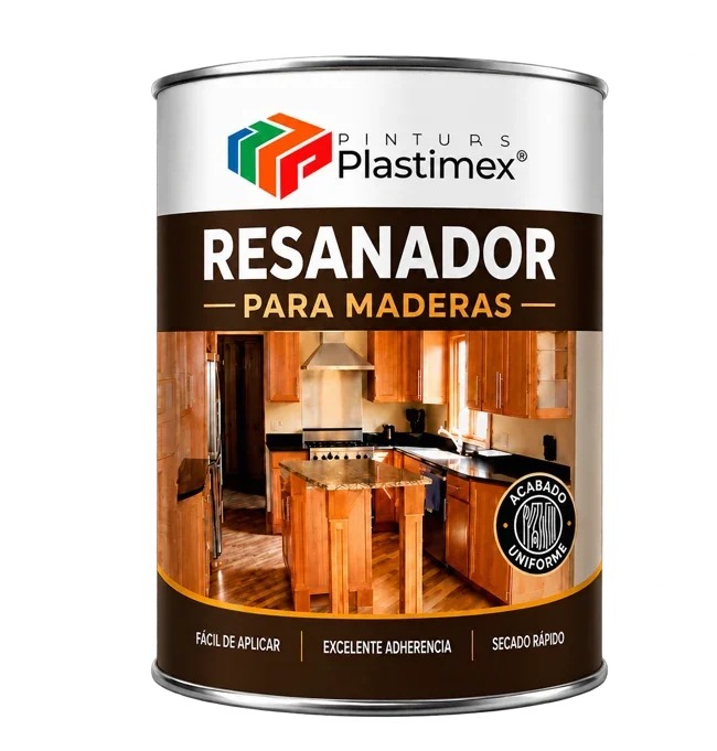 Vista ampliada del envase de Resanador para madera